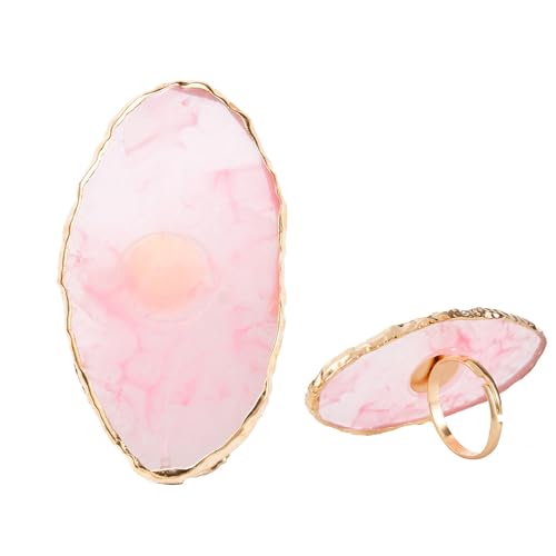 Tragbarer Harz-Marmor-Kunst-Mischplatten, verstellbarer Malpinsel-Fingerhalter für Maniküre und Make-up von XINAJUND