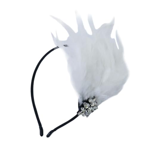XINAJUND 1920er Fascinator Federhaarband Karneval Party Haarreifen Kostüm Zubehör von XINAJUND