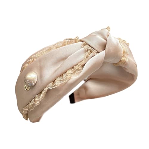 XINAJUND Stilvoller Spitzen-Haarreif, auffälliger Kopfschmuck, Kopfbedeckung für Make-up, Freizeit XINAJUND Stilvoller Spitzen-Haarreif, auffälliger Kopfschmuck, Kopfbedeckung für Make-up, Freizeit von XINAJUND