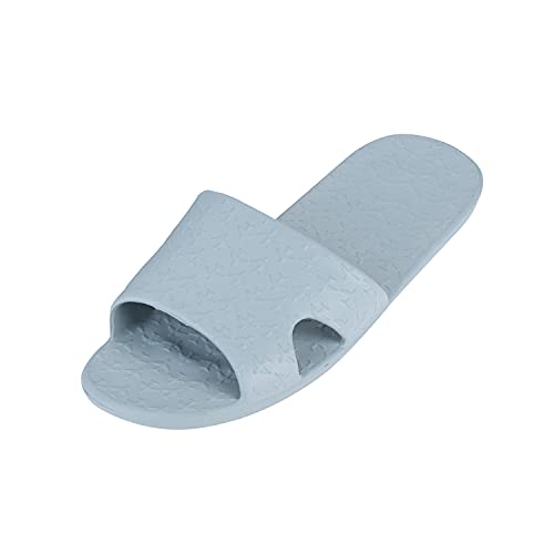 Badeschuhe Herren Damen Badelatschen Sommer Badeschlappen Rutschfest Hausschuhe Reinschlüpfen Pantoletten Weich Slippers EVA Badepantoletten Faltbar Sandalen Wasserdicht Poolsandale Garten Dusche Pool von XINCHI