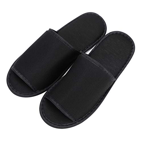 Hotelslipper Unisex Frottierslipper Faltbar Gästehausschuhe Universalgröße Hausschuhe Reisen Hotelschlappen Polyester Reiseslipper EVA Gästepantoffel Rutschfest Frotteeschlappen Tragbar Badeschlappen von XINCHI