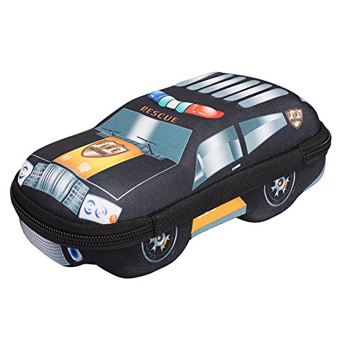 XINCHI Federmäppchen Jungen Mädchen Stiftetui Auto Form Federmappe mit Reißverschluss Schüleretui Große Kapazität Schulmäppchen für Uni Schule Büro von XINCHI