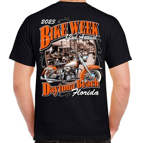 2023 Bike Week Daytona Beach Vintage T Shirt Black XL 2023 Bike Week Daytona Beach Vintage T Shirt Black XL von XINGCHEN BAG
