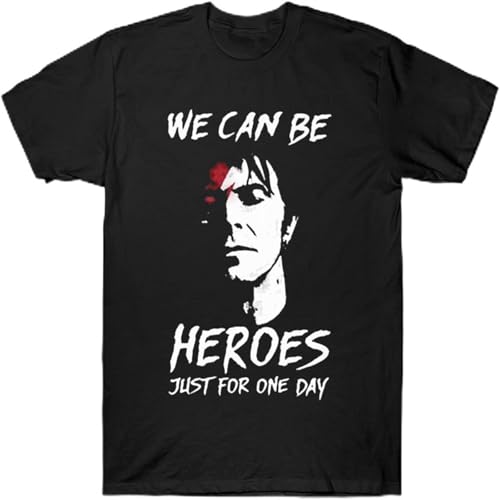 We can be Heroes T Shirt BlackOne Size Black L We can be Heroes T Shirt BlackOne Size Black L von XINGCHEN BAG