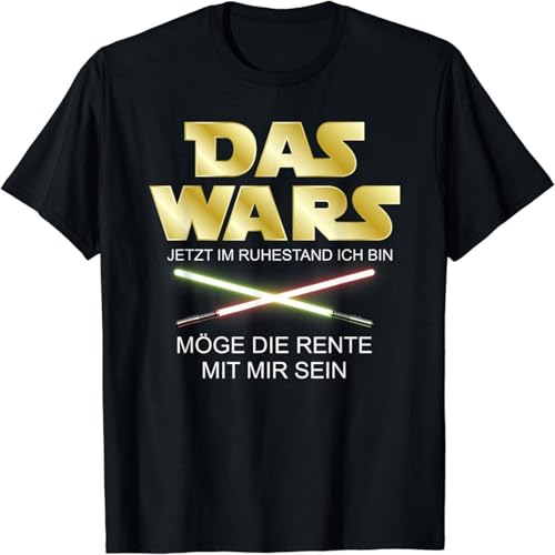 sang Ruhestand Rente Das Wars Pensionierung Rentner T Shirt, Black M sang Ruhestand Rente Das Wars Pensionierung Rentner T Shirt, Black M von XINGCHEN BAG