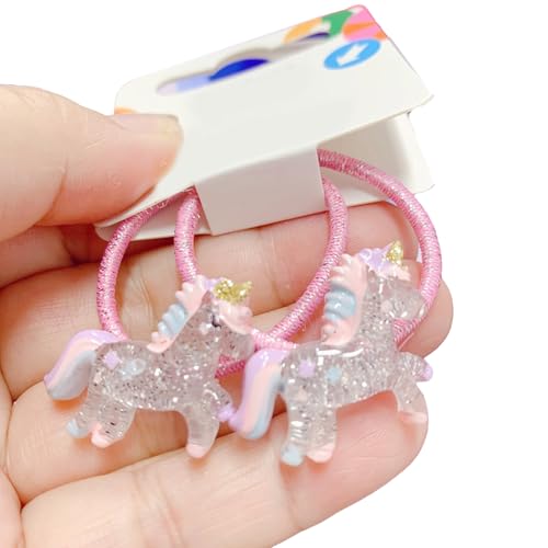 2pcs Girls Hair Clip Set Glitzernder Schmetterling Und Cupcake Designs Haarnadel Cartoon Haarzubehör Für Kinder Geburtstag Leichte Verschlüsse von XINGLIDA