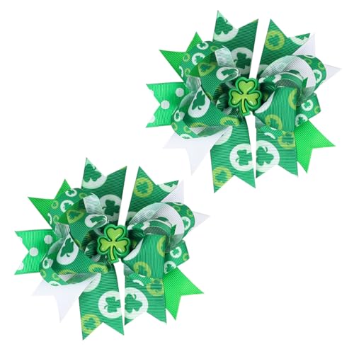 2pcs Irish Festival Haarthip Kinder Haarzubehör Haar Dekore Für Kinder Für Komfort Und Haltbarkeit von XINGLIDA
