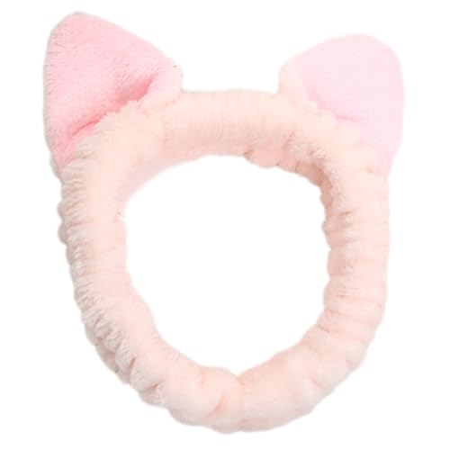 3D Katzen Ohrhaarband Plüsch Gesicht Wäsche Haarbandmusikfestival Kopfbedeckung Frauen Make Up Stirnband Für Tägliche Gebrauch Hauthämmere von XINGLIDA