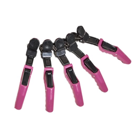 5pieces Professionelle Haarclip Für Frauen Helles Doppelscharnierdesign Für Salonstyling Hellfarbene Präzise Positionierung Haarclips von XINGLIDA