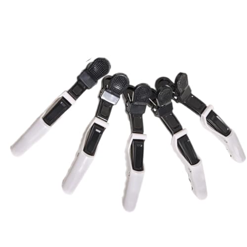 5pieces Professionelle Haarclip Für Frauen Helles Doppelscharnierdesign Für Salonstyling Hellfarbene Präzise Positionierung Haarclips von XINGLIDA