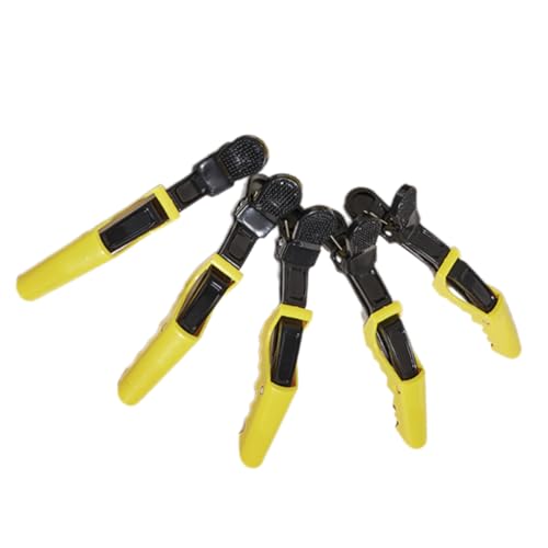 5pieces Professionelle Haarclip Für Frauen Helles Doppelscharnierdesign Für Salonstyling Hellfarbene Präzise Positionierung Haarclips von XINGLIDA