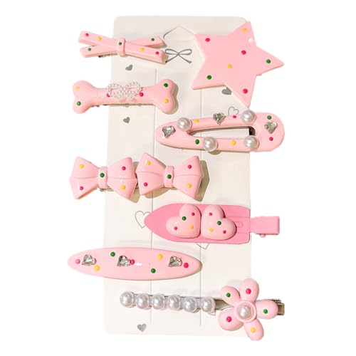 8pcs Star Hair Clip Slip Resistant Entenbill Barrettes Plastikhaarpin Für Frauen Mädchen Alltag Hairstyling Accessoires Haarzubehör Mehrzweck von XINGLIDA