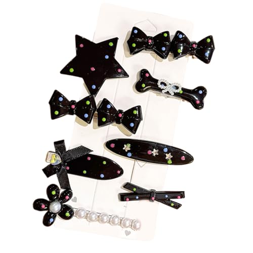 8pcs Star Hair Clip Slip Resistant Entenbill Barrettes Plastikhaarpin Für Frauen Mädchen Alltag Hairstyling Accessoires Haarzubehör Mehrzweck von XINGLIDA
