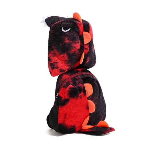Abnehmbarer Kapuze -Plüsch -Rucksack für Kinder Cartoon Dinosaurier Designs weiche und komfortable Schulbeutel Kinderspi Abnehmbarer Kapuze -Plüsch -Rucksack für Kinder Cartoon Dinosaurier Designs weiche und komfortable Schulbeutel Kinderspi von XINGLIDA