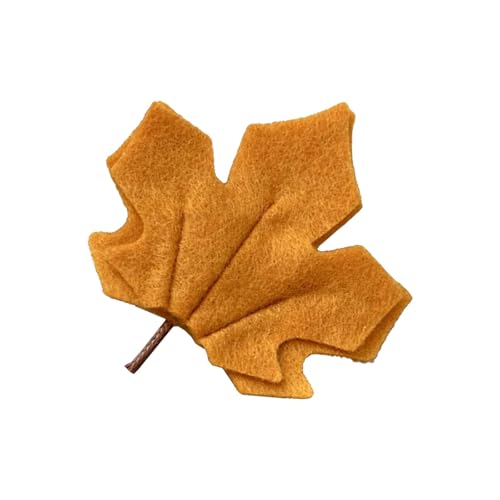 Ahornblatt Dekoration Haarnadel Leder Entenbill Clip Make Up Wäsche Face Haartusicipe Grip Haarzubehör von XINGLIDA