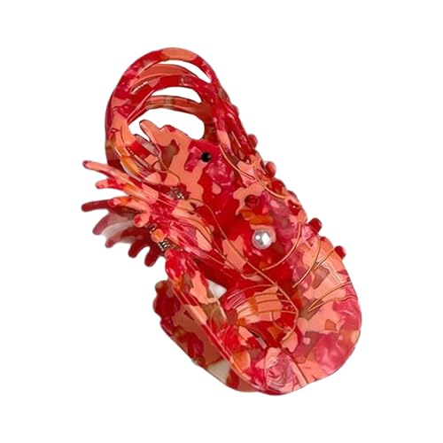Animal Lobster Design Acetat Haarklaue Clip Frauen Mädchen Stilvolle Grip Event Täglich Tragen Strassklaue Für Frauen von XINGLIDA