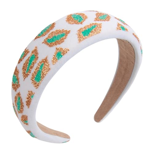 Blumengedruckter Stirnband Für Frauen Nicht Überrutschen Stoff Hohe Schädel Haarband Breites Stirnband Für Mädchen Gesicht Waschen Freizeitkleidung von XINGLIDA