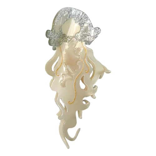 Bunte Acetat Quallen Haarklauenclip Für Frauen Große Grip Haarklemme Für Verschiedene Outfit Und Frisuren Haarclip von XINGLIDA