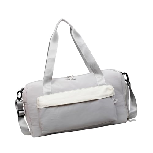 Damen Reise Reisetasche Faltbare Fitnessstudio Wochenenden Tasche Mit Taschen Leichtes Gewicht Über Nacht Sport Tragen Geschenke An Umhängetasche von XINGLIDA