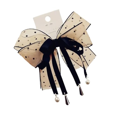 Fashion Ribbon Baw Hair Accessoires Mit Perlen Haarclip Haardekoration Haarstücke Für Partys Und Abschlussball Anlass von XINGLIDA