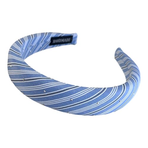 Gestreiftes Punkt Haarzubehör Atmungsable Stoff Stirnbänder Mit Weicher Polster Mode Haarteil Party Haar Ornament Stoff Accessoires von XINGLIDA