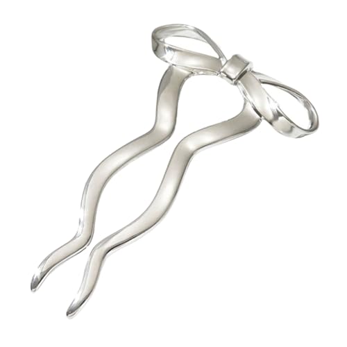 Große Form Haarnadel Frauen Bögen Styles Haarstangen Vintage Stylish Brötchen Für Moderne Outfits Metall Pin von XINGLIDA