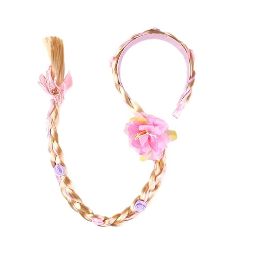 Kinder Königin Weben Zöpfe Stirnband Elegante Kopfbedeckung Rolle Spielen Haar Styling Zubehör Für Kleine Mädchen Mädchen Stirnband von XINGLIDA