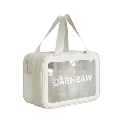 Klarer Make Up Beutel Handheld Kosmetik Große Kapazität Toilnee Hautpflege Aufbewahrung Waschung Für Frauen Handheld Make Up Toilettensteife Kosmetik Große Kapazität Wäsche von XINGLIDA