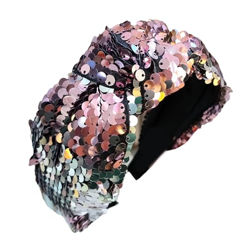 Knotted Stirnband Schimmernde Pailletten Französisches Haarband Für Frauen Mädchen Täglich Gebrauch von XINGLIDA