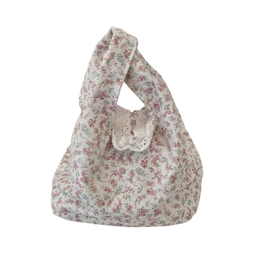 Mode Blumenknotenhandtasche Mit Verstellbarer Gurt Leichte Geldbörse Für Hochzeitsfeiern Und Tägliche Essentials Niedliche Blumendruckbeutel von XINGLIDA