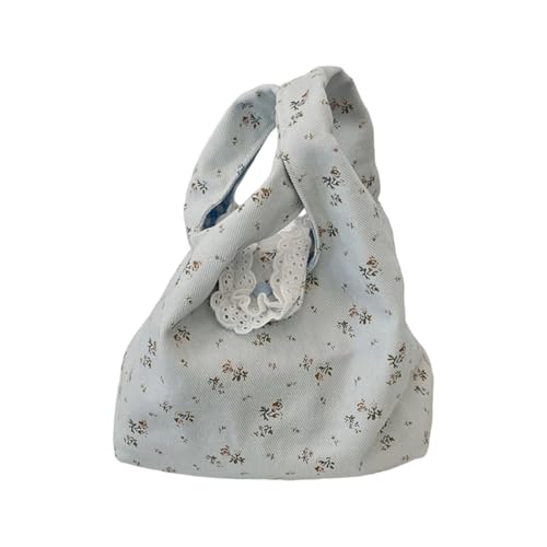 Mode Blumenknotenhandtasche Mit Verstellbarer Gurt Leichte Geldbörse Für Hochzeitsfeiern Und Tägliche Essentials Niedliche Blumendruckbeutel von XINGLIDA