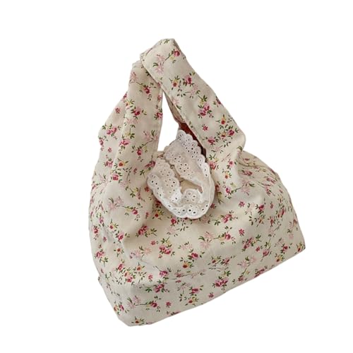 Mode Blumenknotenhandtasche Mit Verstellbarer Gurt Leichte Geldbörse Für Hochzeitsfeiern Und Tägliche Essentials Niedliche Blumendruckbeutel von XINGLIDA