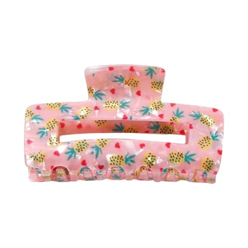 Modische Frucht Haarklaue Clip Slip Resistent Grip Für Frauen Mädchen Outfits Und Besondere Anlass Frisuren Süßes Obst Design Haarklauen Clip von XINGLIDA