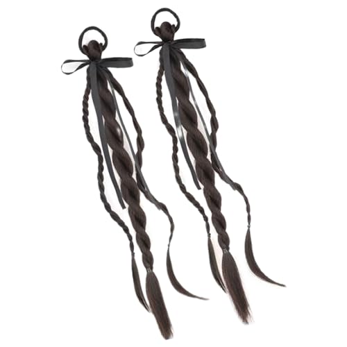 Multi Use Synthetische Fasergeflecht Pferdeschwanz Haarverlängerung Mit Haarbindungen Für Realistische Pferdeschwanzstile Schnell Partyversorgung von XINGLIDA