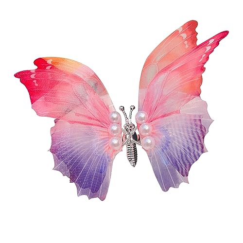 Nymph Perlen Haarclip Shivering Butterfly Haarschläuche Accessoires Kopfschmuck Schmuck Schmuck Schicht Kopfbedecke Perlen Kopfschmuck Bewegende Schmetterlingshaarklammern Für Frauen von XINGLIDA