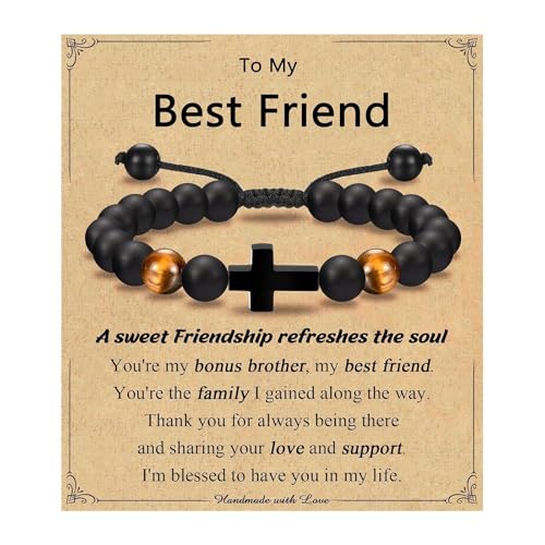 XINGLIDA Perlenkreuze Armband Einstellbar Für Jungen Religiöse Zeremonie Geschenke Bestätigung Kommunion Von Eltern Großeltern Handwerkskunstgemeinden Armband von XINGLIDA