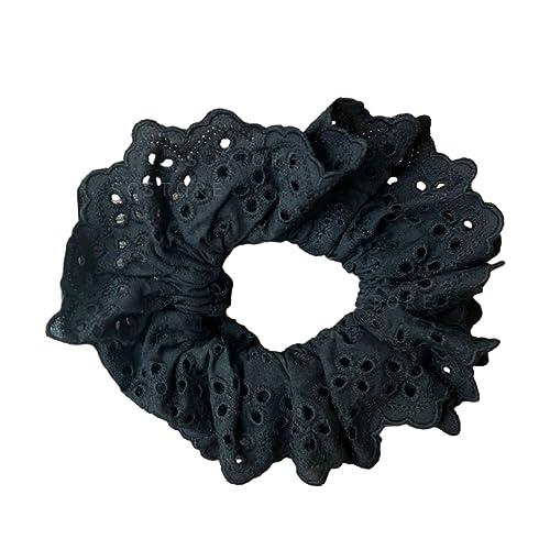 Prinzessin Besticktes Spitzen Haar Binde Hollow Out Pferdeschwanzhalter Bezaubernde Hohlaushaarbindungsseil Scrunchies Bulk Bulk von XINGLIDA
