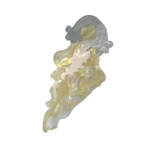 Qualle Claw Hair Clip Kreatives Acetat Design Leichtes Und Praktisches Haarzubehör Für Modische Frauen Farbenfrohe Clip von XINGLIDA