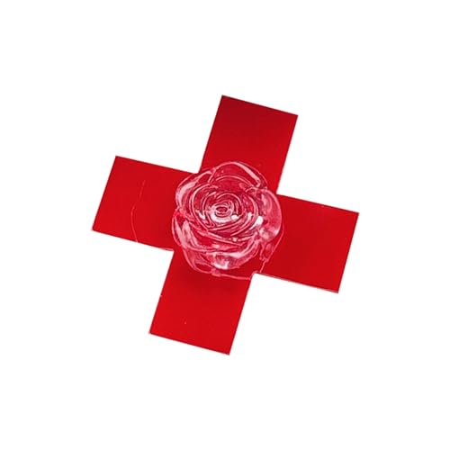 Rose Gekreuzte Haare Clip Punk Haarnadel 2000er Barrettes Haar Ornament Dark Serie Elegantes Haarverschluss Anime Haare Dekore von XINGLIDA