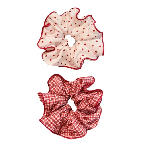 Rothaarseil Haarbrötchen Krisene Elastizität Seil Große Knusprige Haarbänder Weibliche Accessoires Casual Accessoires Mädchen Mädchen von XINGLIDA