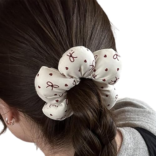 Schöne Haare Knackige Frauen Haarbrötchen Haarstücke Scunchies Weibliche Kopfschmuck Teenager Mädchen Styling Tool Süßes Blumenband von XINGLIDA