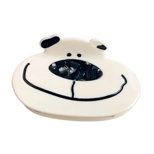 Schöne Hundendesign Haarclip Acetat Haarzubehör Für Mädchen Frauen Nonslip Claw Clip Für Tägliche Verwendung Frauen Accessoire von XINGLIDA