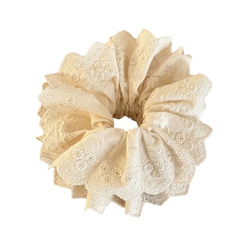 Spitzen Haarseile Haarbrötchen Krisene Elastizität Seil Big Knusprig Vintage Haarbänder Weibliche Accessoires Partydekoration von XINGLIDA