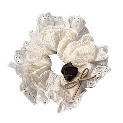 Spitzenhaar Risshaare Für Frauen Haare Haartaste Haarringe Ästhetische Haare Binde Haare Knackige Pferdeschwanz Haarhalter von XINGLIDA