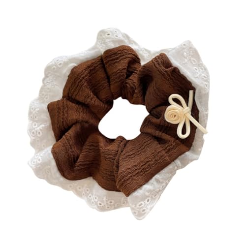 Spitzenhaar Risshaare Für Frauen Haare Haartaste Haarringe Ästhetische Haare Binde Haare Knackige Pferdeschwanz Haarhalter von XINGLIDA