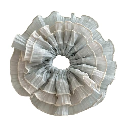Spitzenhaarrunchies Für Frauen Haare Elastizier Ringe Ästhetische Krawatte Kritziger Pferdeschwanzhalter Großer Größe Scrunchie von XINGLIDA