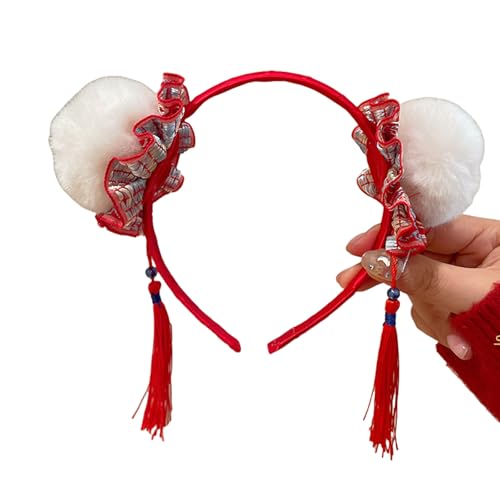 Stylish Plüschbrötchen Haarband Für Chinesisches Schlangenjahr Event Fügen Persönlichkeit Für Erwachsene Kinder Saisonale Feiertags Kopfbedeckung Hinzu von XINGLIDA