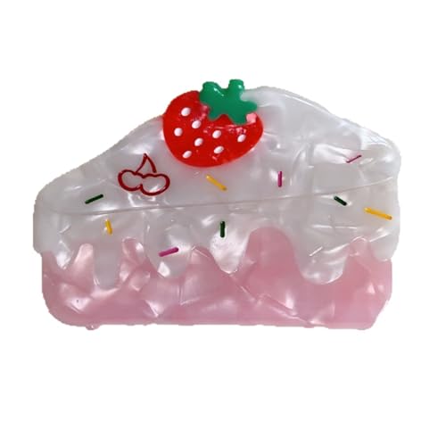 Süße Creme Kuchenform Haarkrallen Acrylhaargriff Stark Sicher Für Frauen Und Mädchen Alltags Kleidung Und Besondere Event Friseur Clip von XINGLIDA