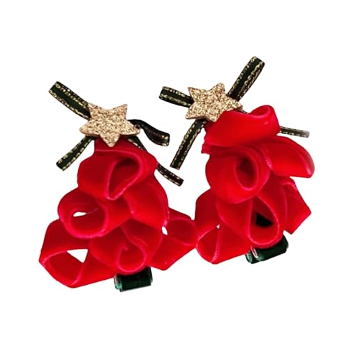 Weihnachtsbaum Haarnadel Weihnachtshaarclip Neuheit Weihnachten Barrette Bündel Kopfbedeckung Süßer 2000er Trend von XINGLIDA
