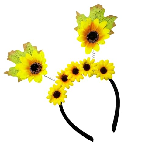 Wie Sonnenblume Dekoratives Haarband Harvest Festival Stirnband Head Accessoire Für Partybegeisterte Und Trendige Jugendliche Wie Sonnenblume Dekoratives Haarband Harvest Festival Stirnband Head Accessoire Für Partybegeisterte Und Trendige Jugendliche von XINGLIDA
